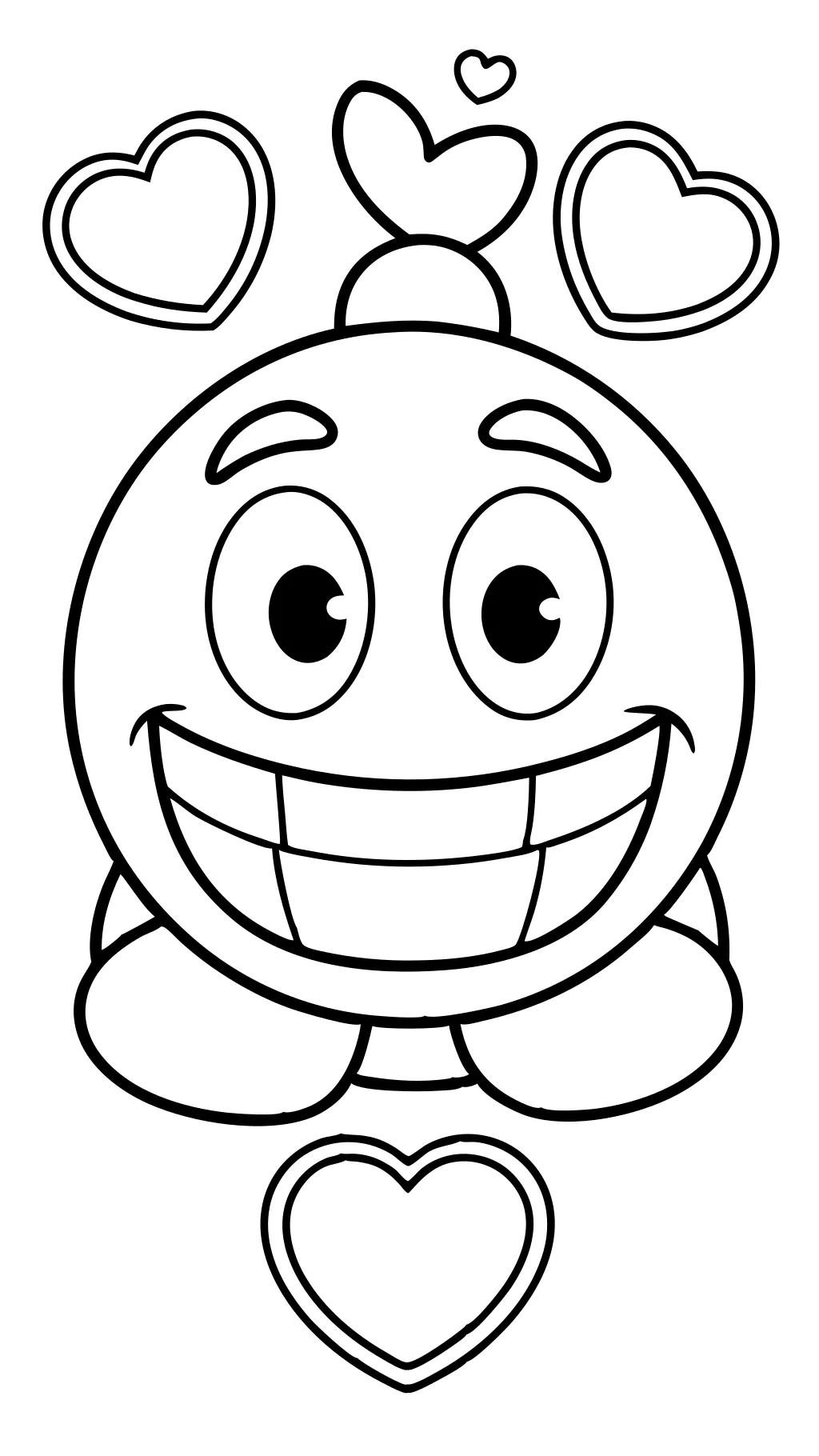 emoji coloring pages